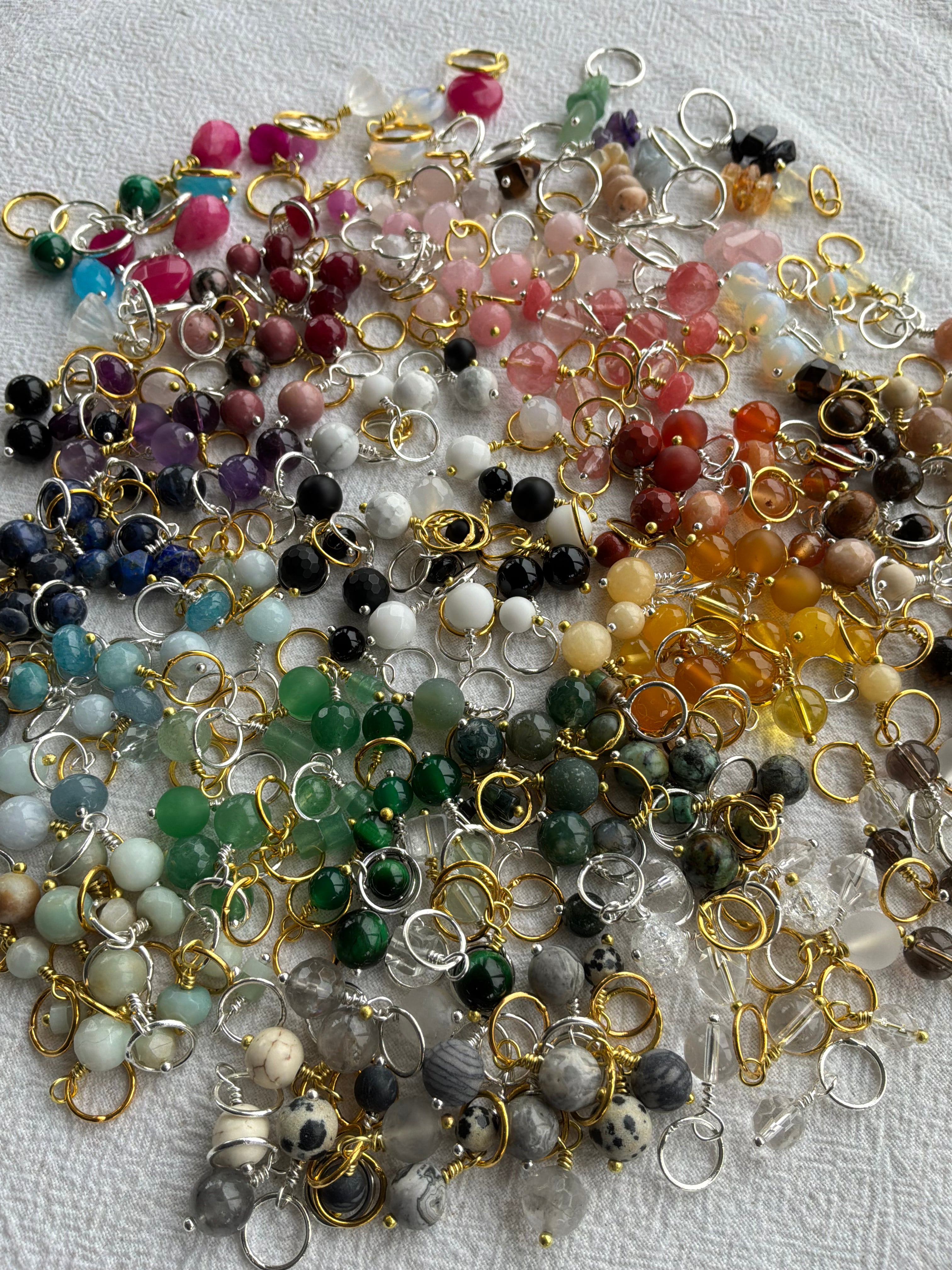 I. Maskemarkør enkelte med sten - Efter farve og sten