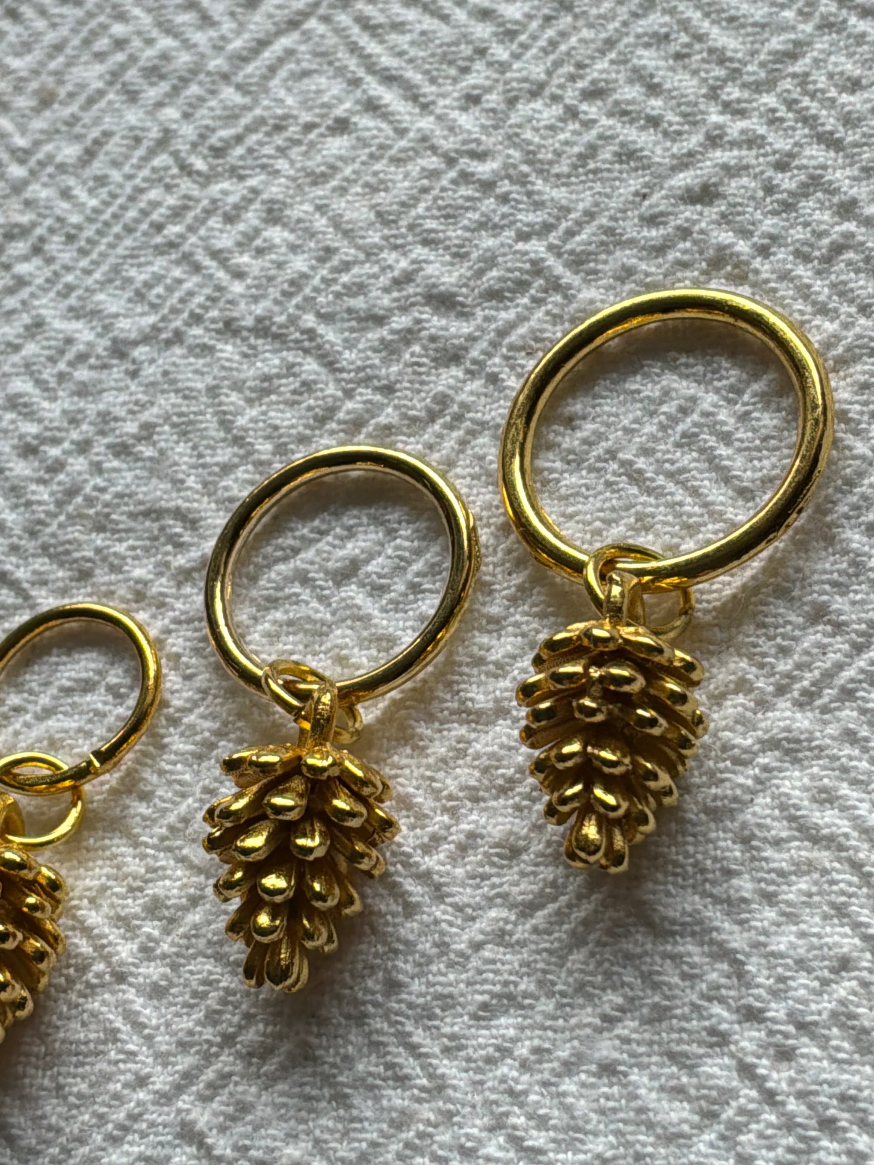 J. Maskemarkører enkeltvis forgyldt