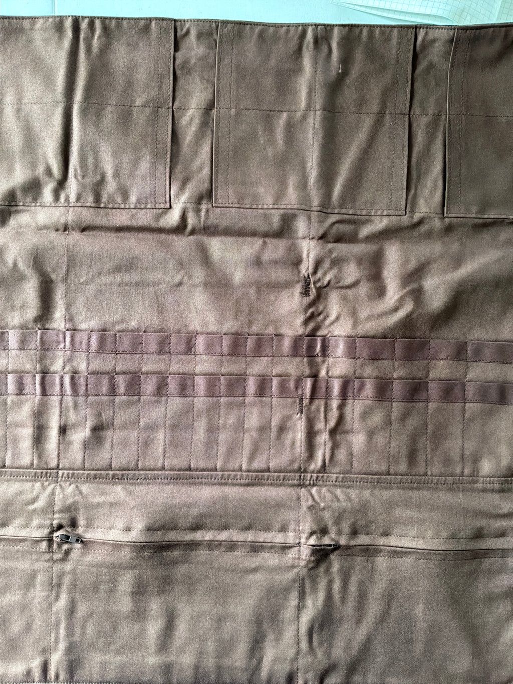 Strikke-Værktøjs-Etui - 17 - Velour mørk brun