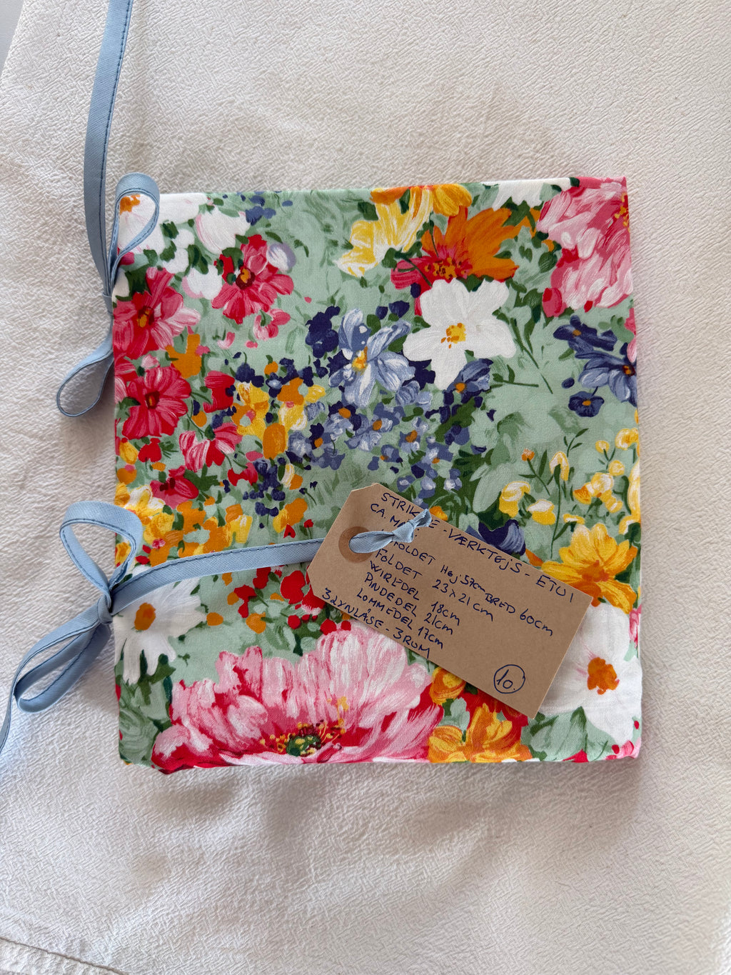 Strikke-Værktøjs-Etui 10. -Sommer Blomster