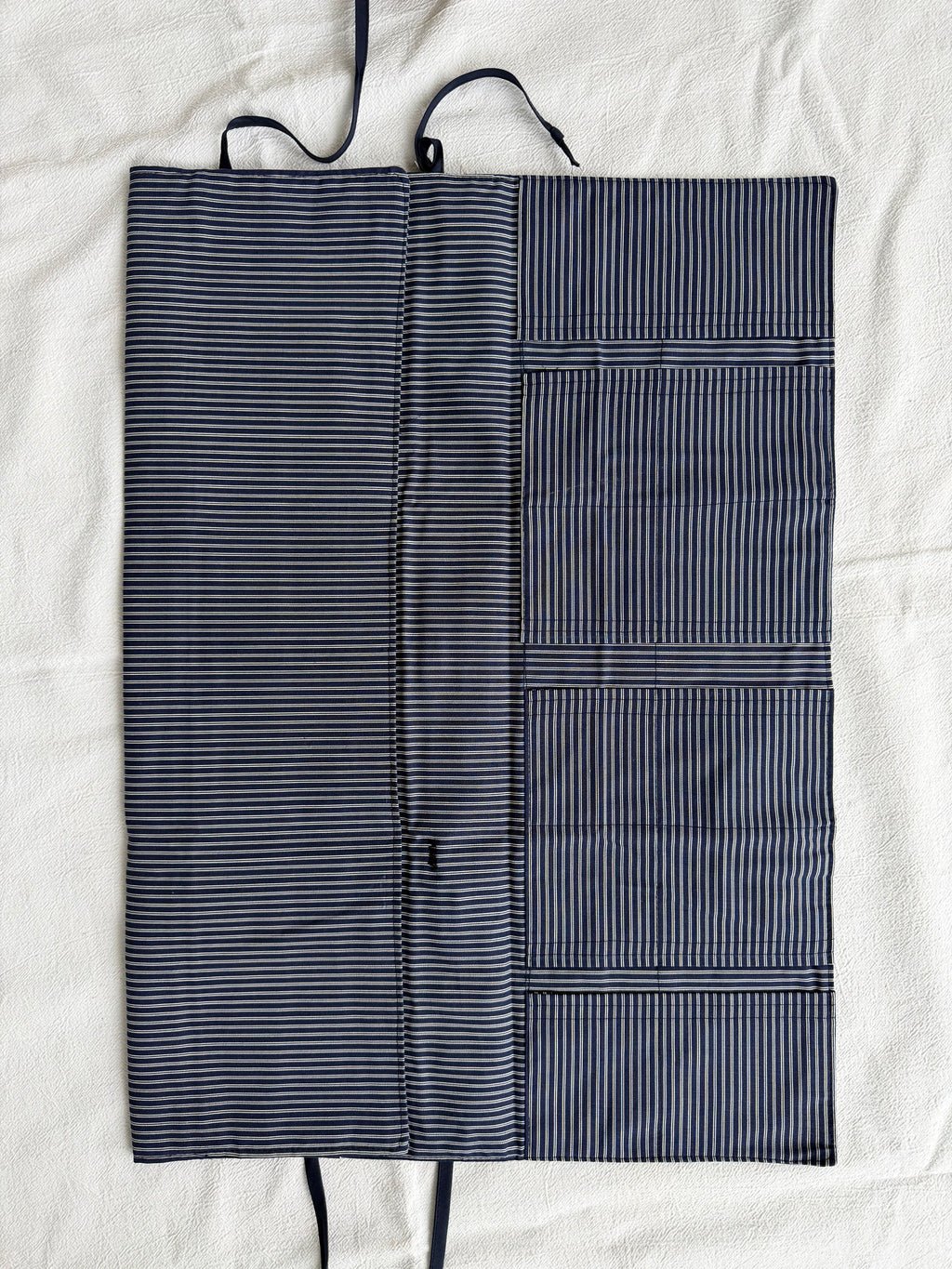 Strikke-Værktøjs-Etui 11. - Handmade by Nogetfralene - Blå “mælkedreng”
