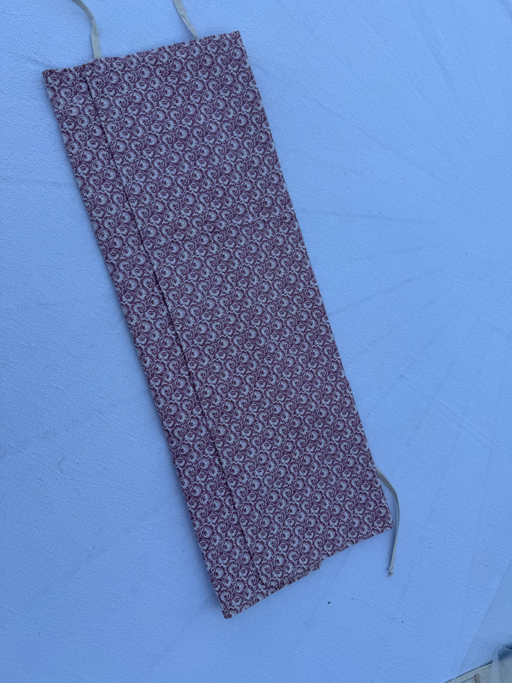 Strikke-Værktøjs-Etui 7. - Blomster lys støvet rosa - Handmade by Nogetfralene