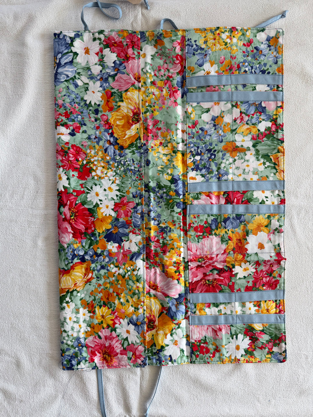 Strikke-Værktøjs-Etui 10. -Sommer Blomster