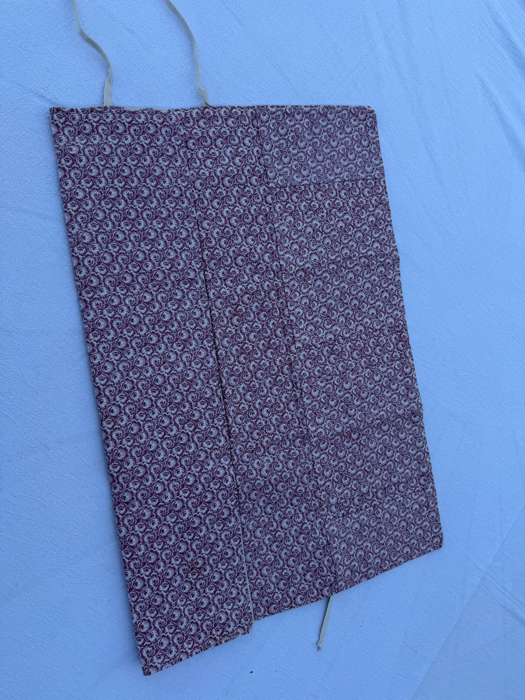 Strikke-Værktøjs-Etui 7. - Blomster lys støvet rosa - Handmade by Nogetfralene