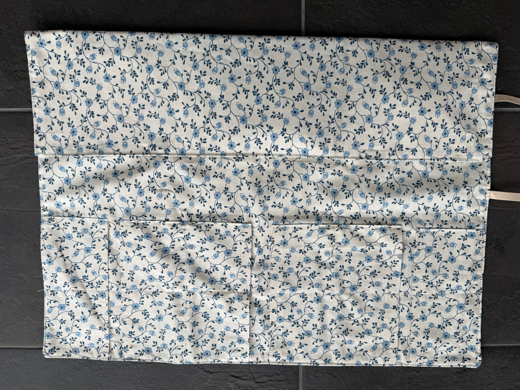 Strikke-Værktøjs-Etui 5. Blå blomst