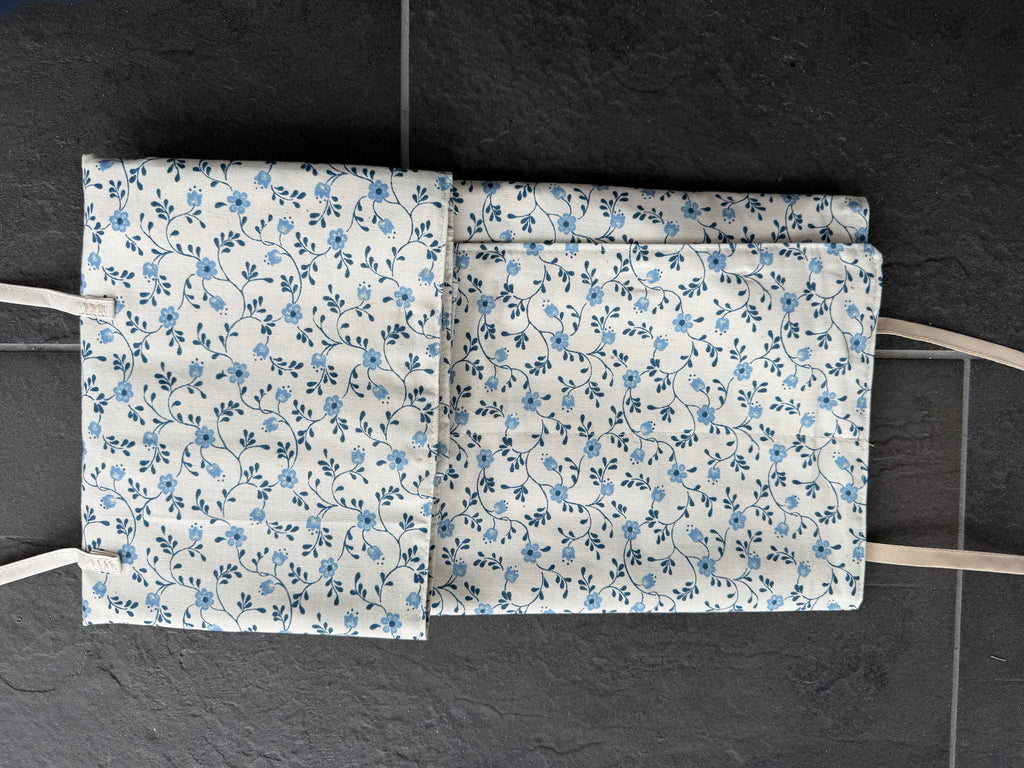 Strikke-Værktøjs-Etui 5. Blå blomst