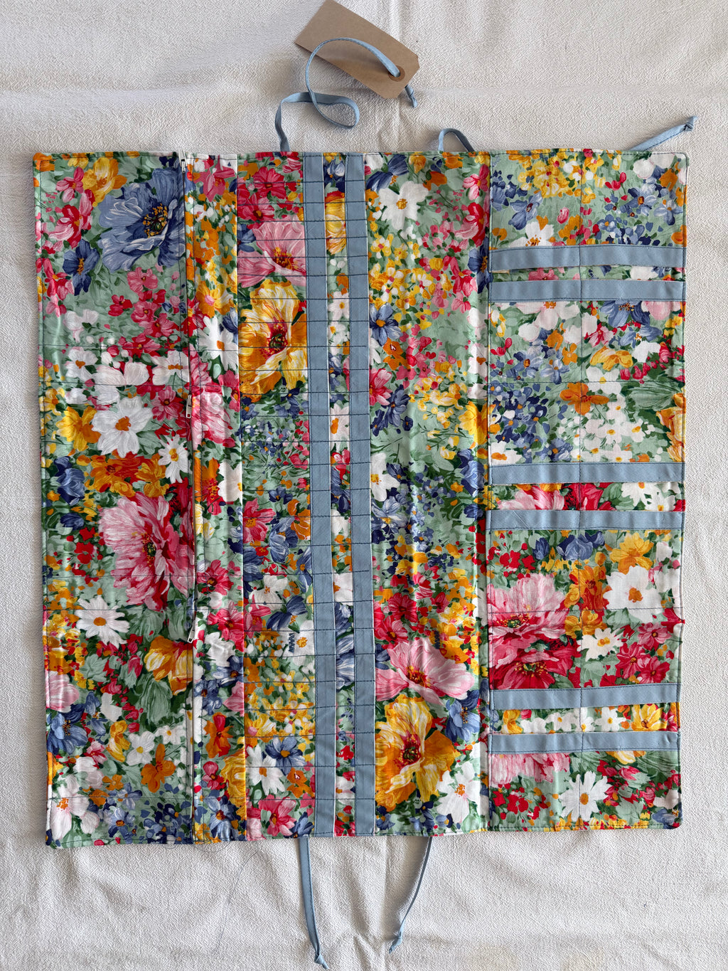 Strikke-Værktøjs-Etui 10. -Sommer Blomster