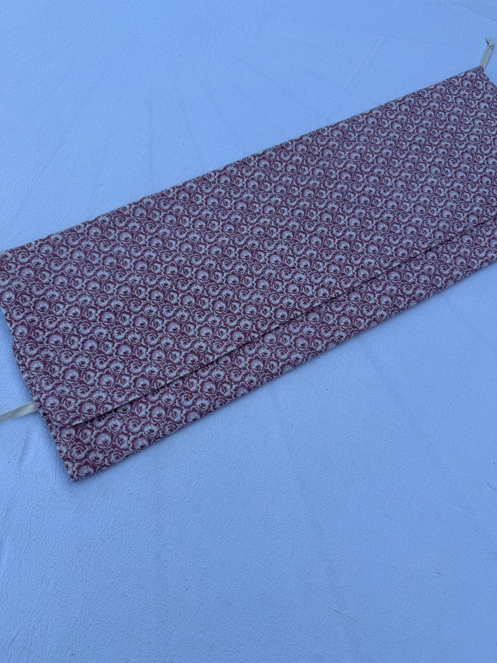 Strikke-Værktøjs-Etui 6. - Blomster lys støvet rosa - Handmade by Nogetfralene