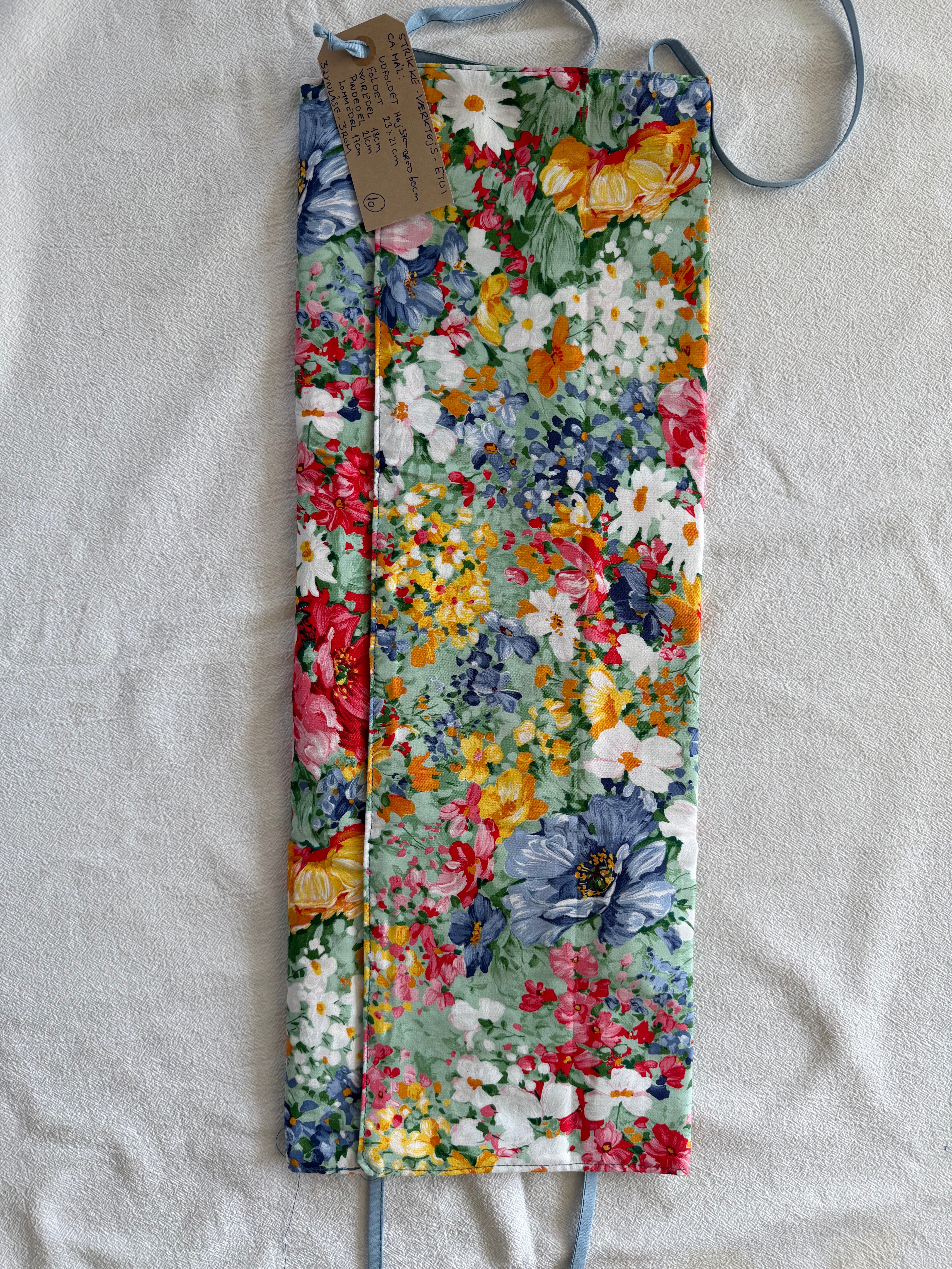 Strikke-Værktøjs-Etui 10. -Sommer Blomster