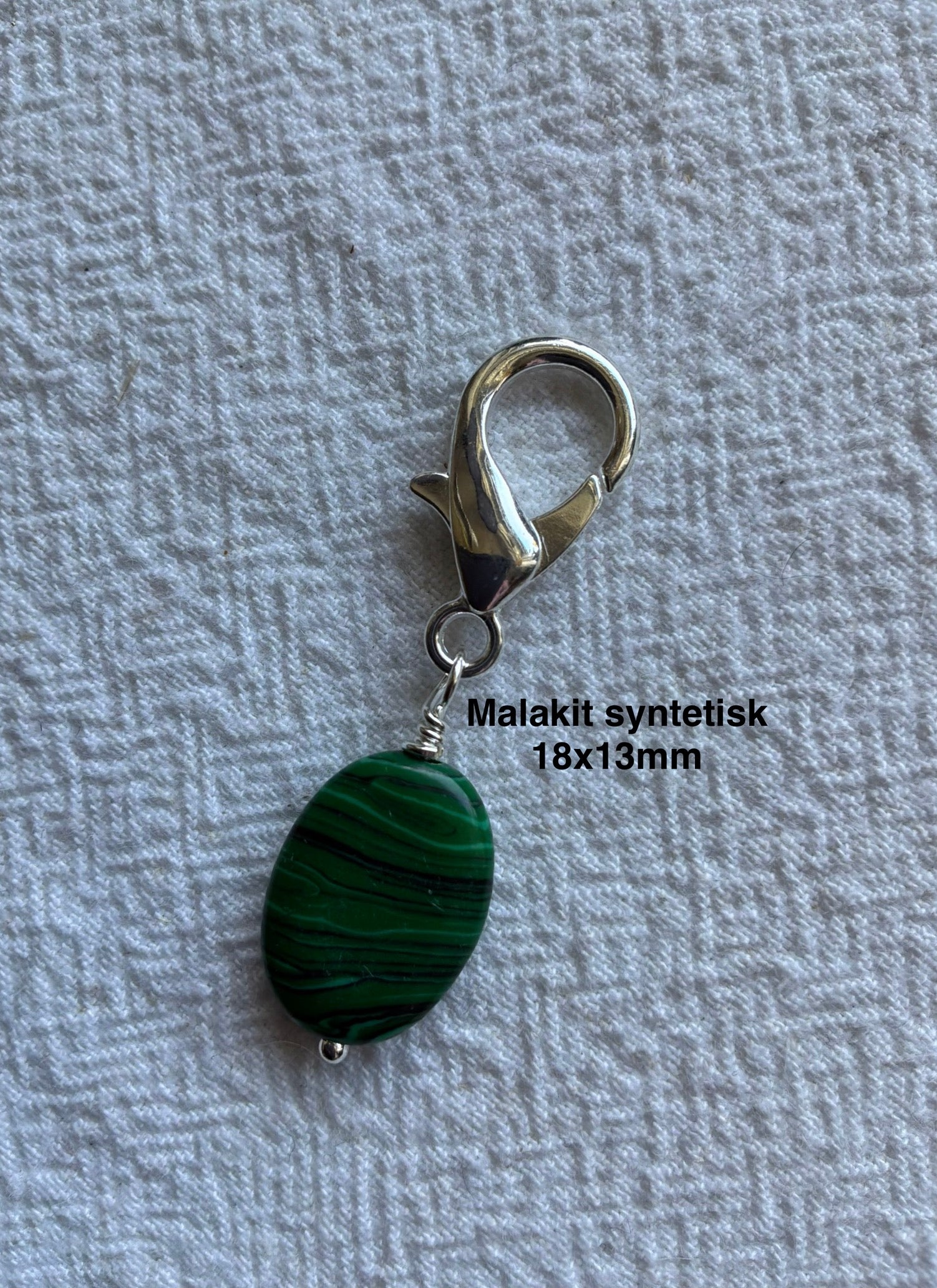 Markørholdere - grønne og turkis mix - vælg sten og vælg karabinhage forsølvet eller forgyldt