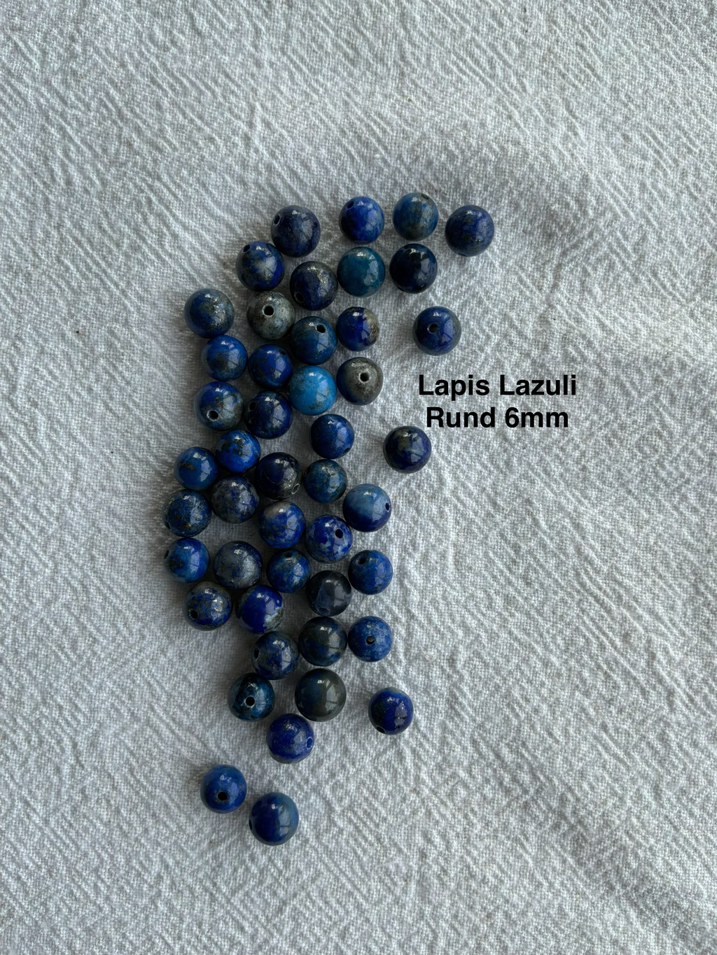 Maskemarkør sten - Sodalit og Lapis Lazuli blå mørk - Passer på op til 10mm strikkepinde (Kopi)