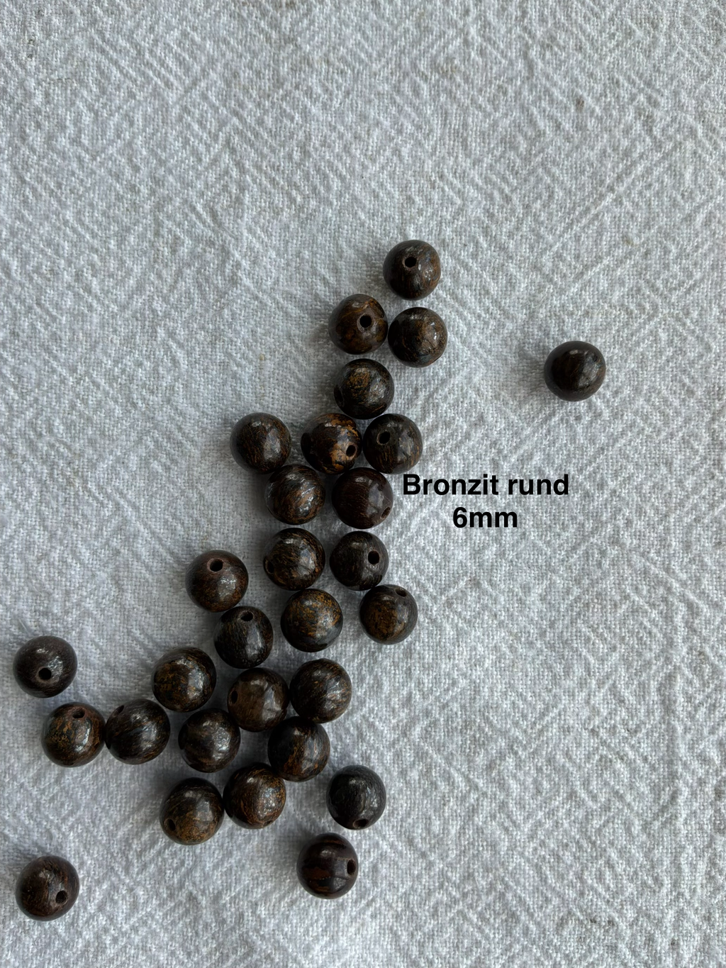 Maskemarkør sten - Solsten, Fossil, Medicinstone, Picture Jasper,Bronzit og Tigerøje -  Beige, Brune og Sandfarvede- Passer på op til 10mm strikkepinde