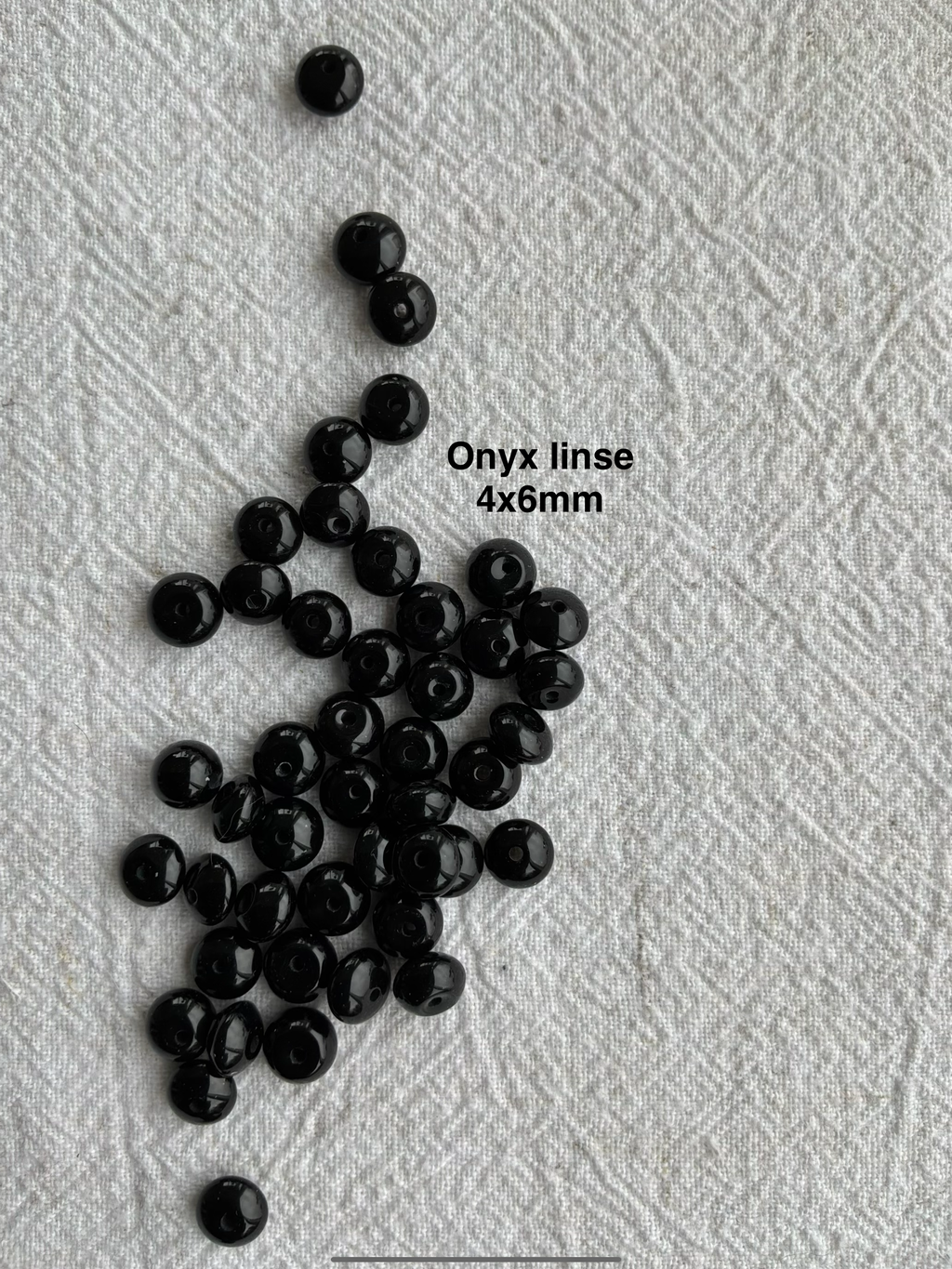 Maskemarkør sten - Onyx, Alabast, hvid agat, howlite hvid - Hvide og Sorte - Passer på op til 10mm strikkepinde