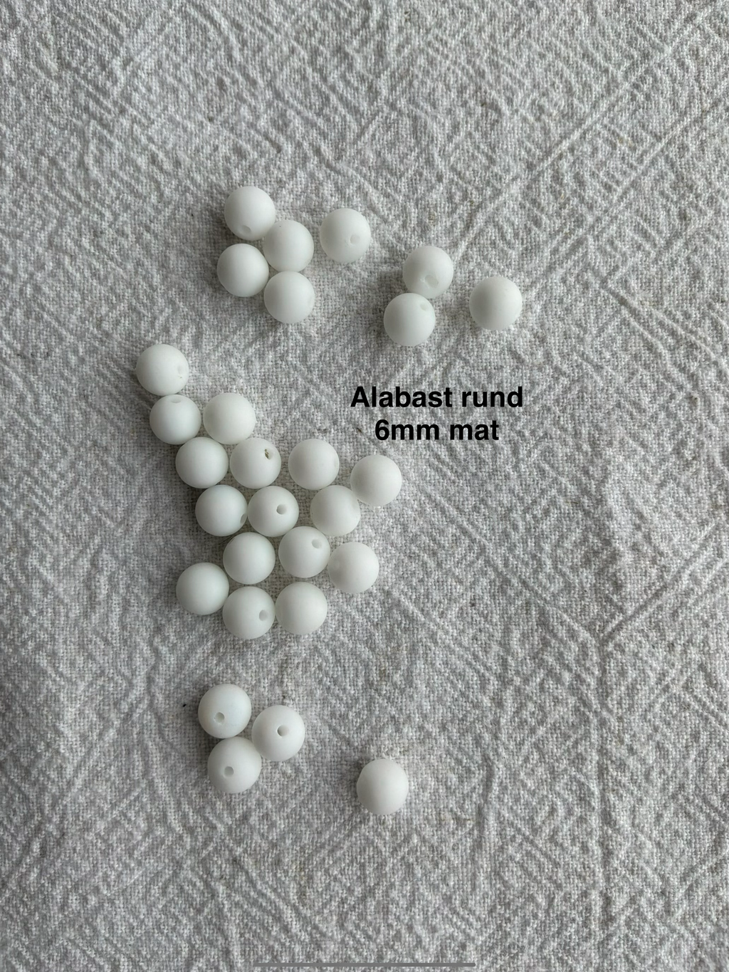 Maskemarkør sten - Onyx, Alabast, hvid agat, howlite hvid - Hvide og Sorte - Passer på op til 10mm strikkepinde