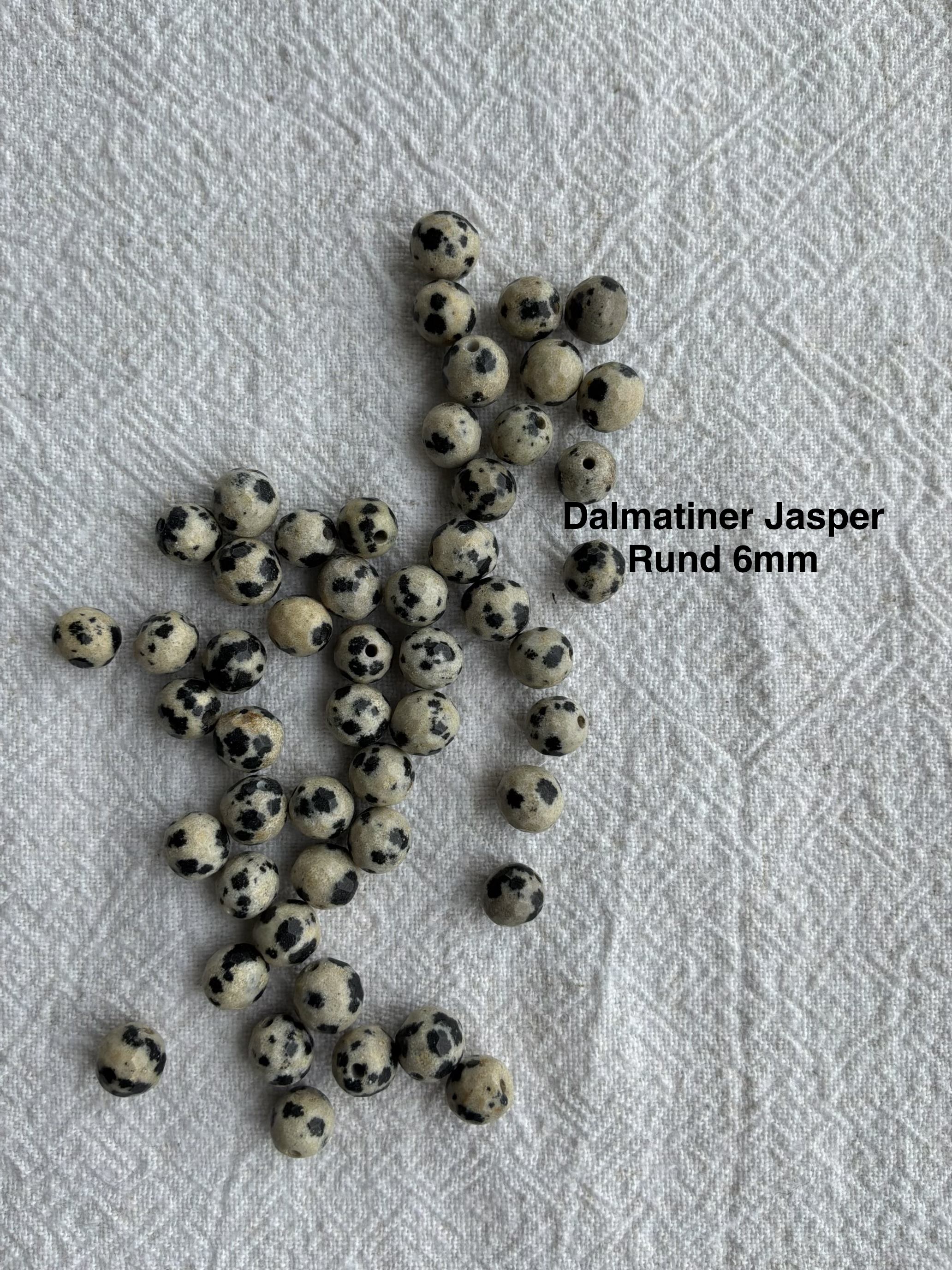 Maskemarkør sten - Dalmantiner Jasper, Silver Late Agat, Spider web, grå agat og grå krustal - Grå, prikkede, og melerede - Passer på op til 10mm strikkepinde (