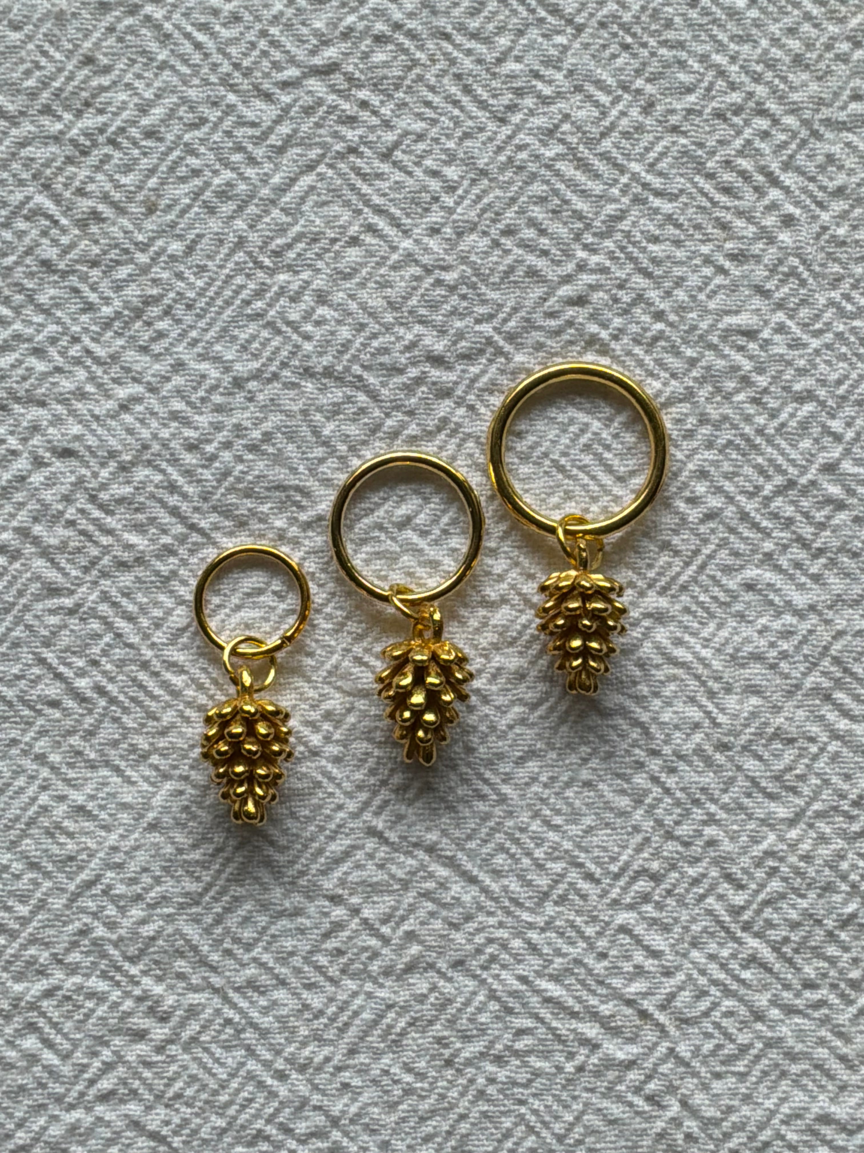 Maskemarkør enkelt Kogle forgyldt.  Vælg Op til 7mm, 10mm, eller åbenlukkelig