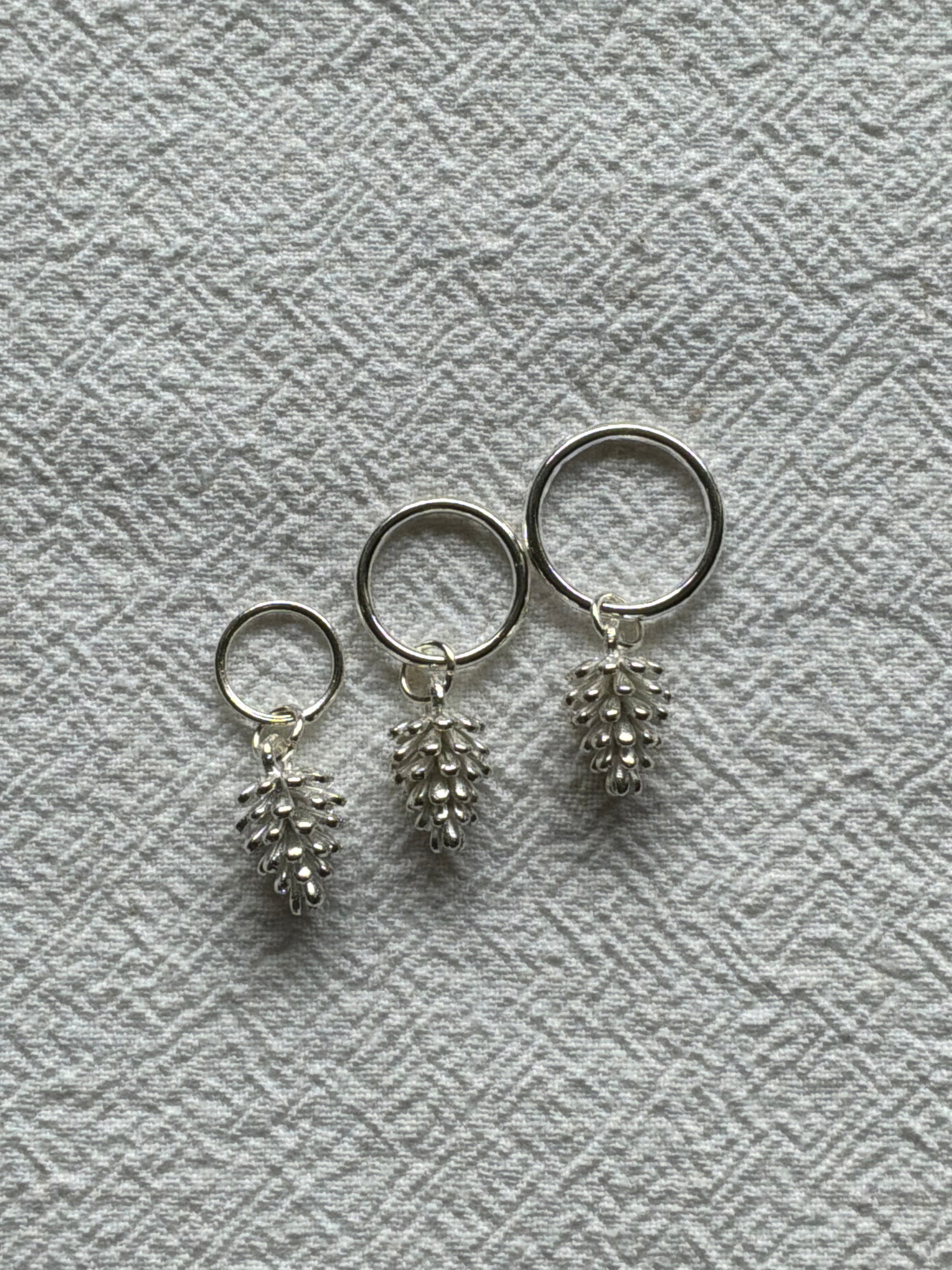 Maskemarkør enkelt Kogle forsølvet. Vælg Op til 7mm, 10mm, eller åbenlukkelig