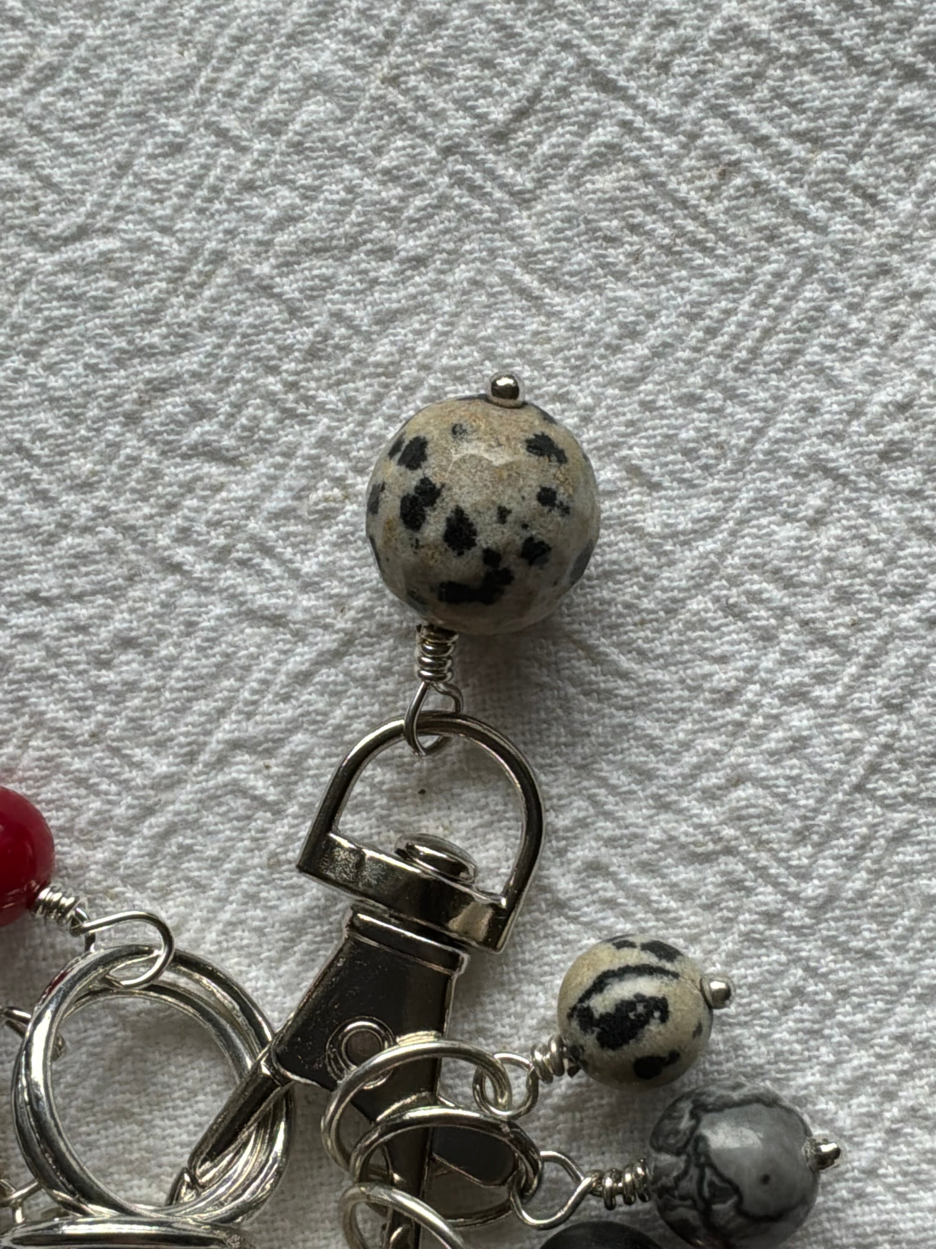 Maskemarkør sæt Dalmatiner stor. Forsølvet markører der passer på op til 7 mm og 10mm pinde