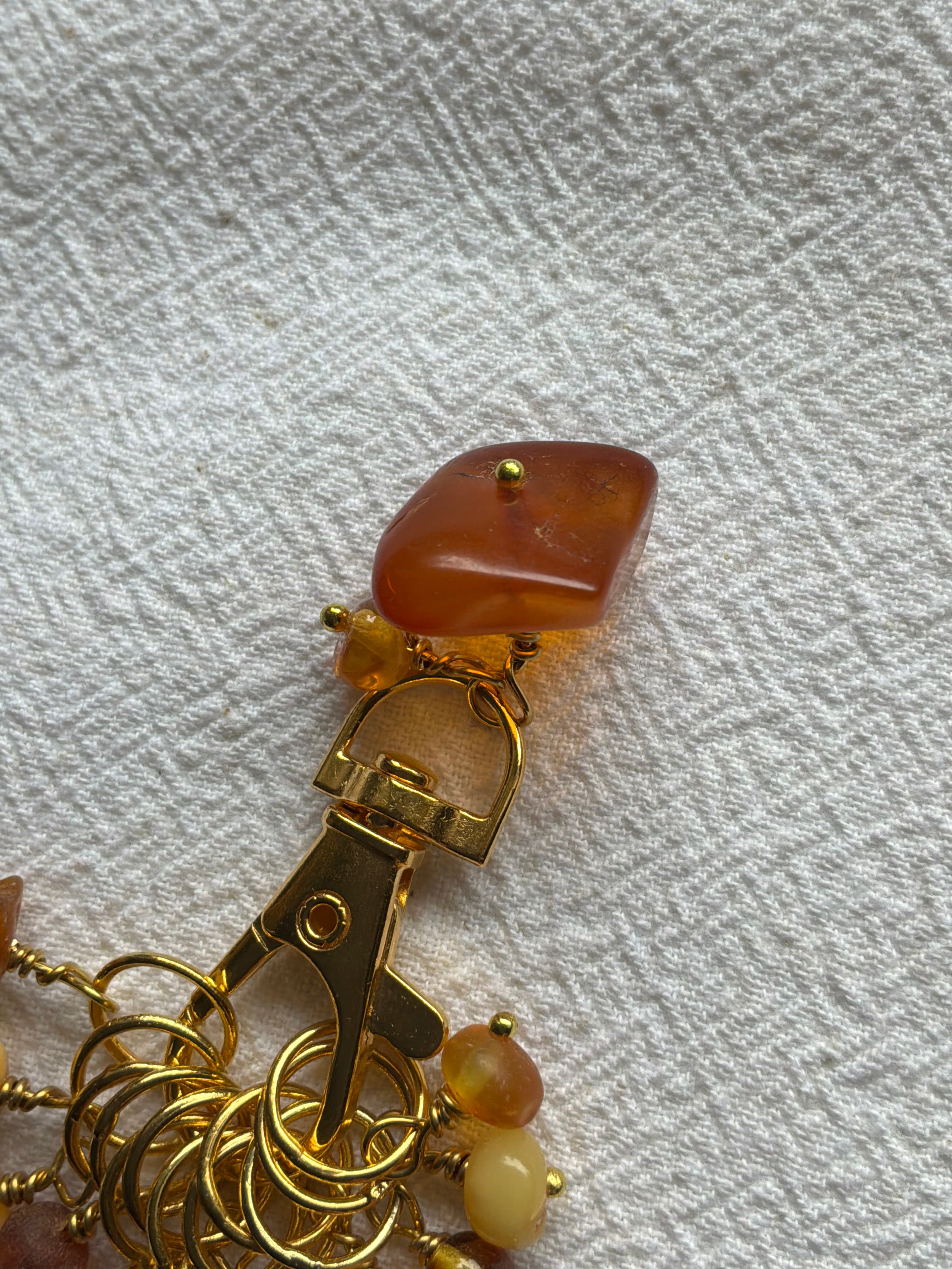 Maskemarkør sæt Rav Nordens guld. 2. Forgyldt med op til 7 mm markører og en markørholder