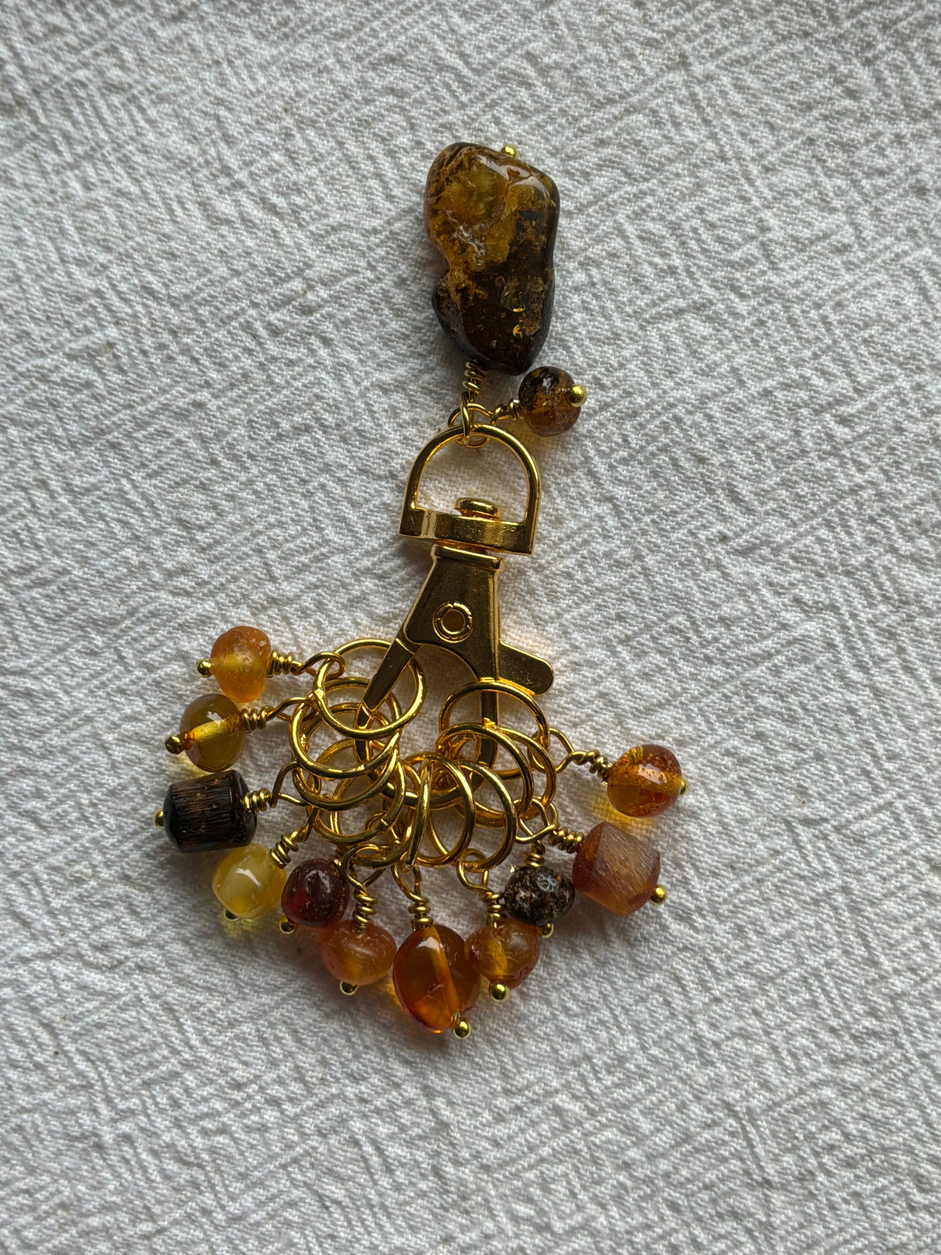 Maskemarkør sæt Rav Nordens guld. 5. Forgyldt med op til 7 mm markører og en markørholder