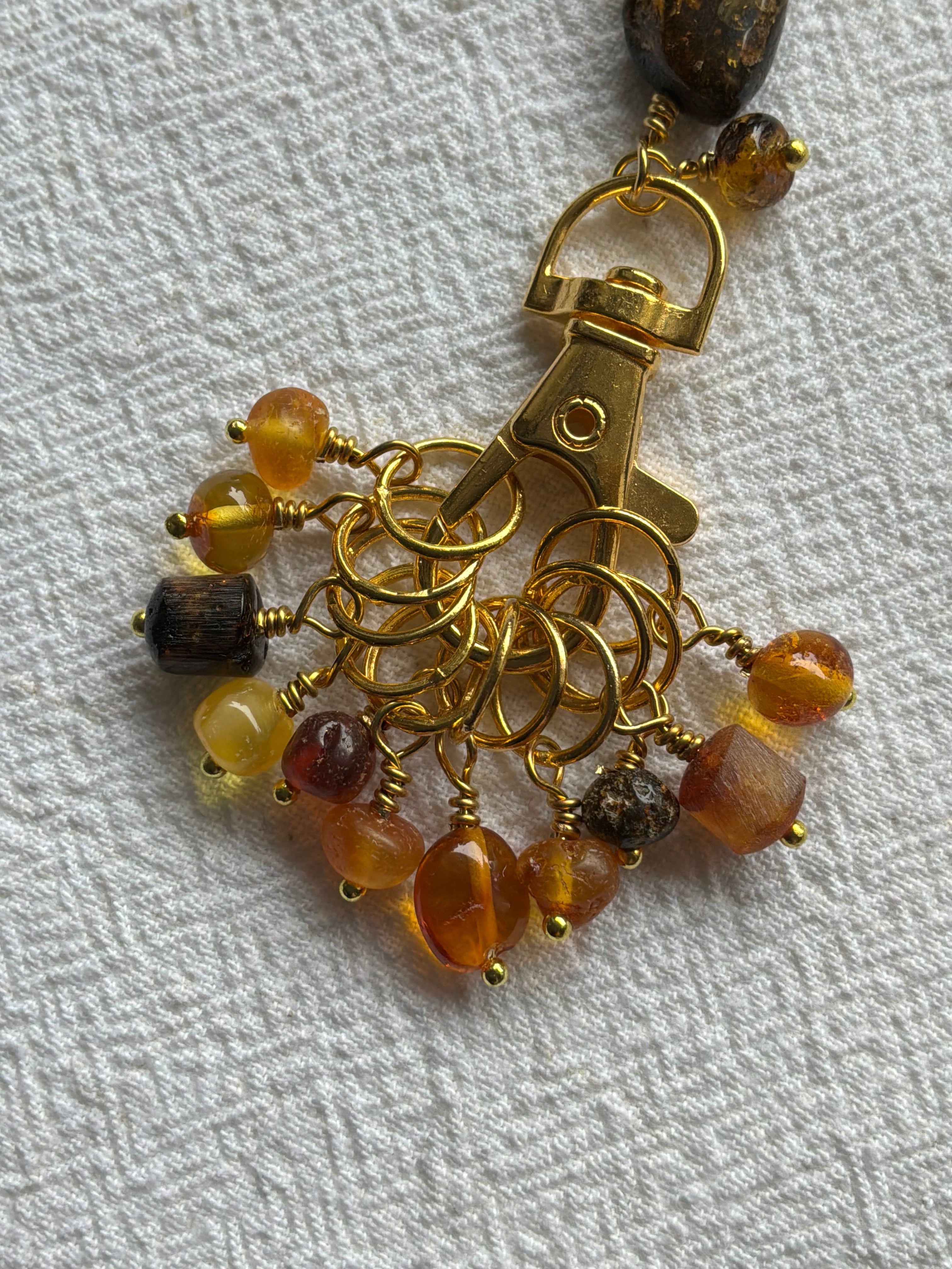 Maskemarkør sæt Rav Nordens guld. 5. Forgyldt med op til 7 mm markører og en markørholder