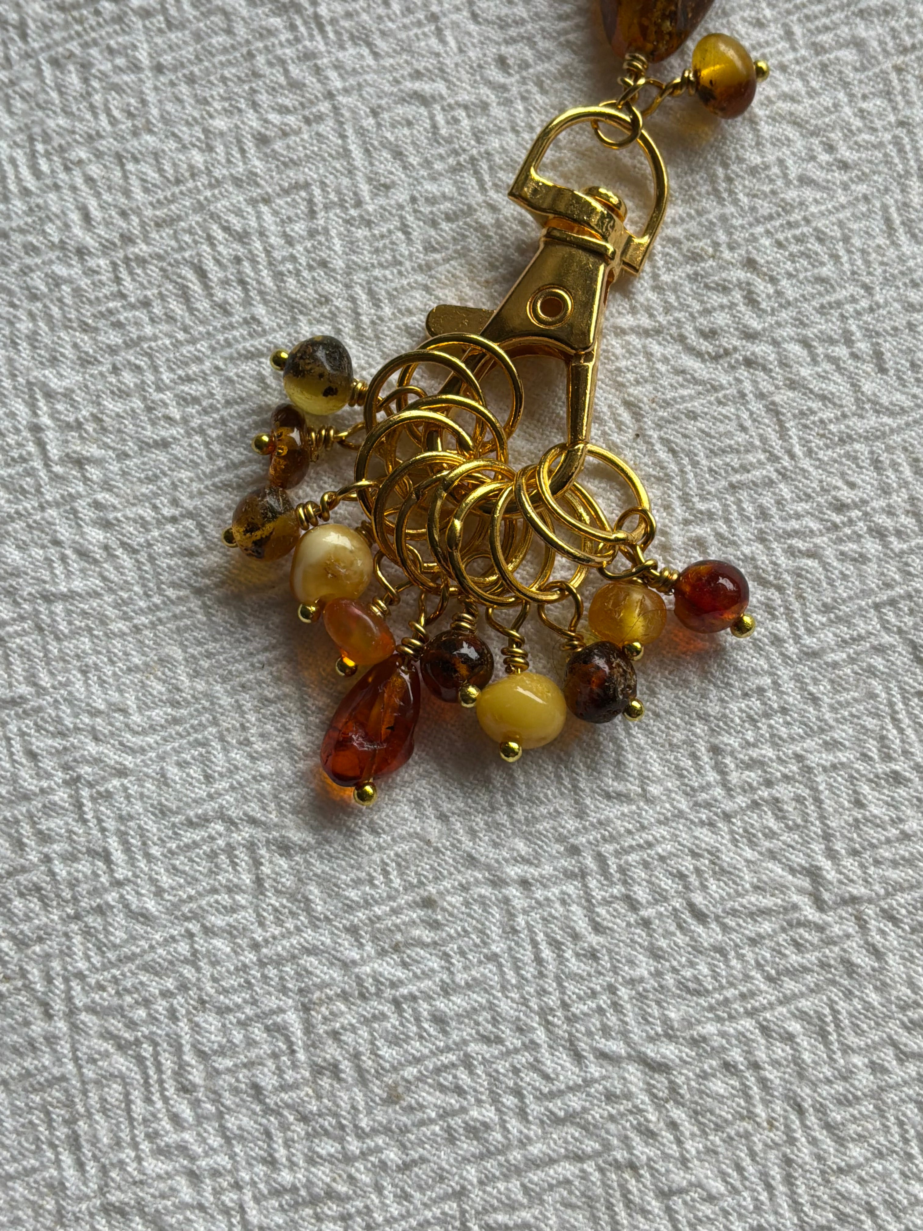 Maskemarkør sæt Rav Nordens guld. 3.  Forgyldt med op til 7 mm markører og en markørholder