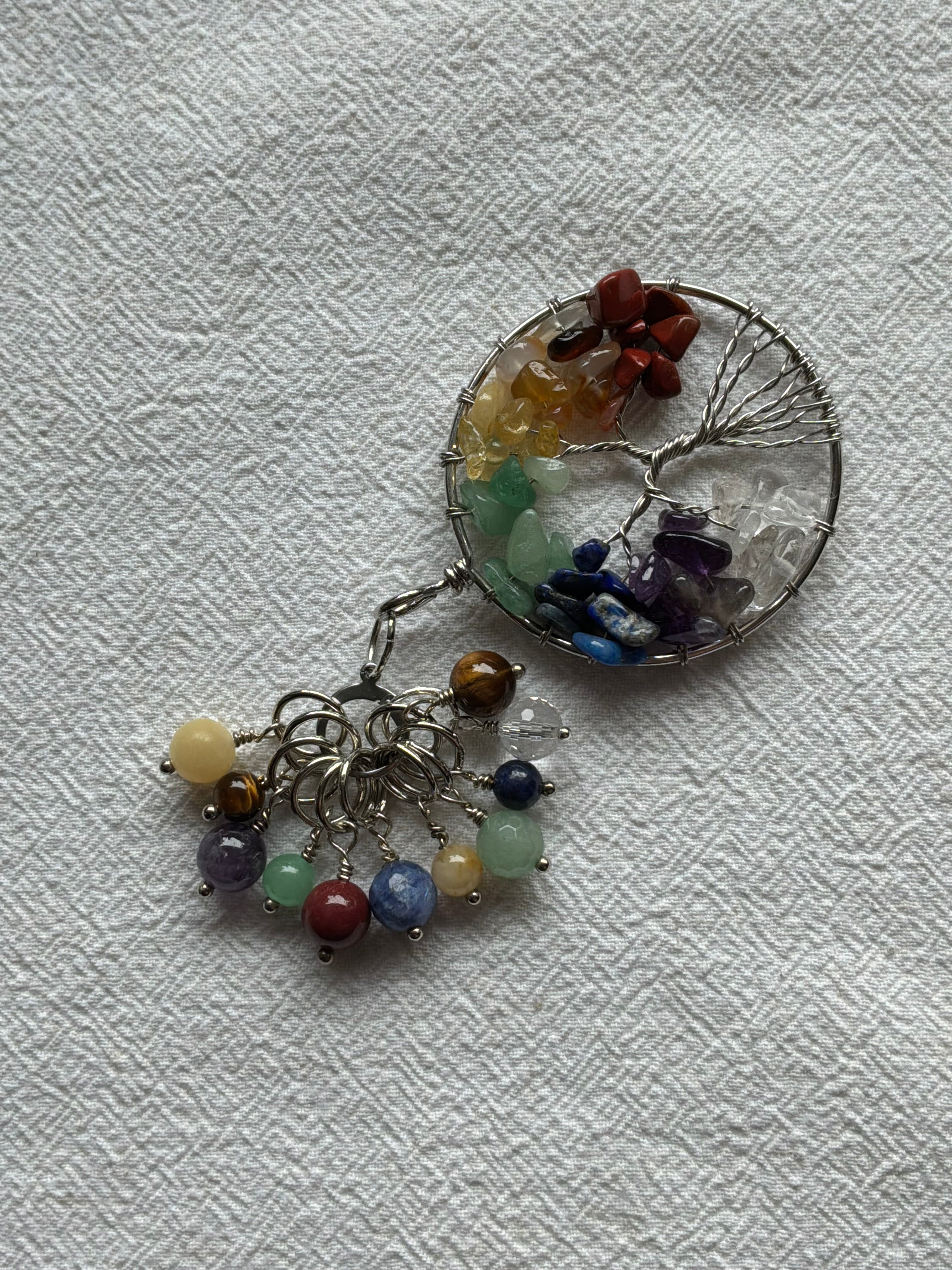 Maskemarkør sæt Chakra 1. Forsølvet markører der passer på op til 7 mm pinde