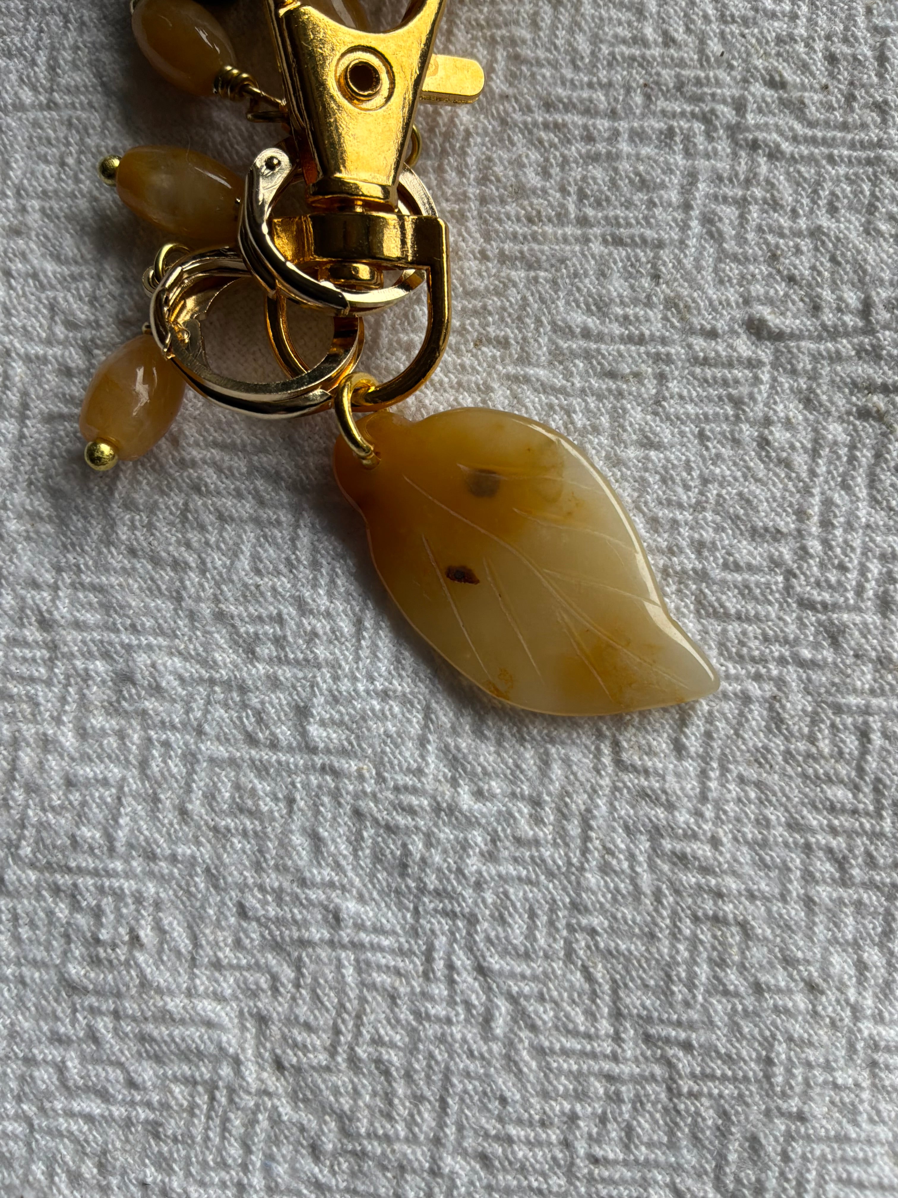 Maskemarkør sæt Jade grøn og gul. Med gul blad på markørholder. Forgyldt op til 7mm og åbenlukkelige (Kopi)