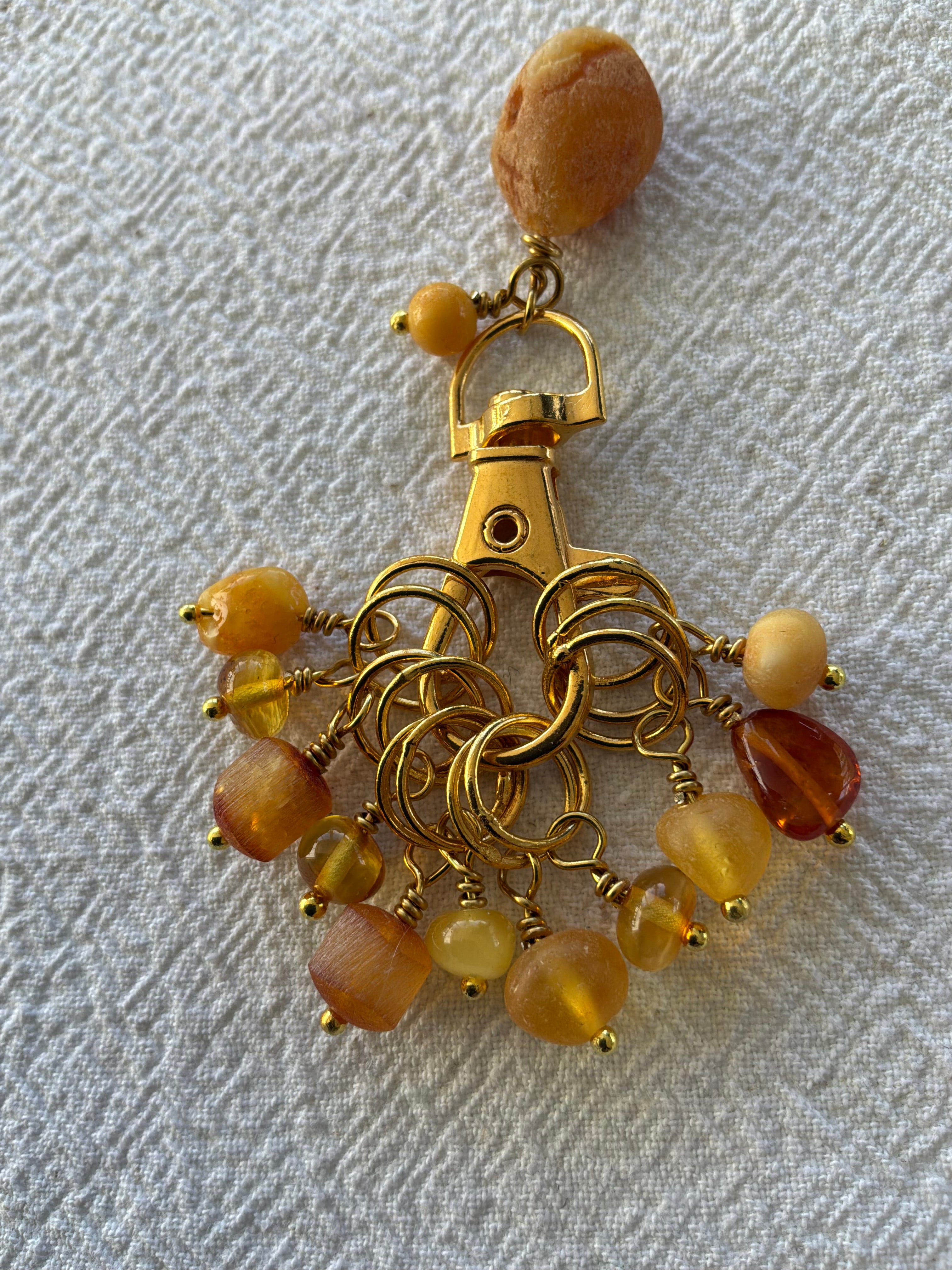 Maskemarkør sæt Rav Nordens guld. 6. Forgyldt med op til 7 mm markører og en markørholder