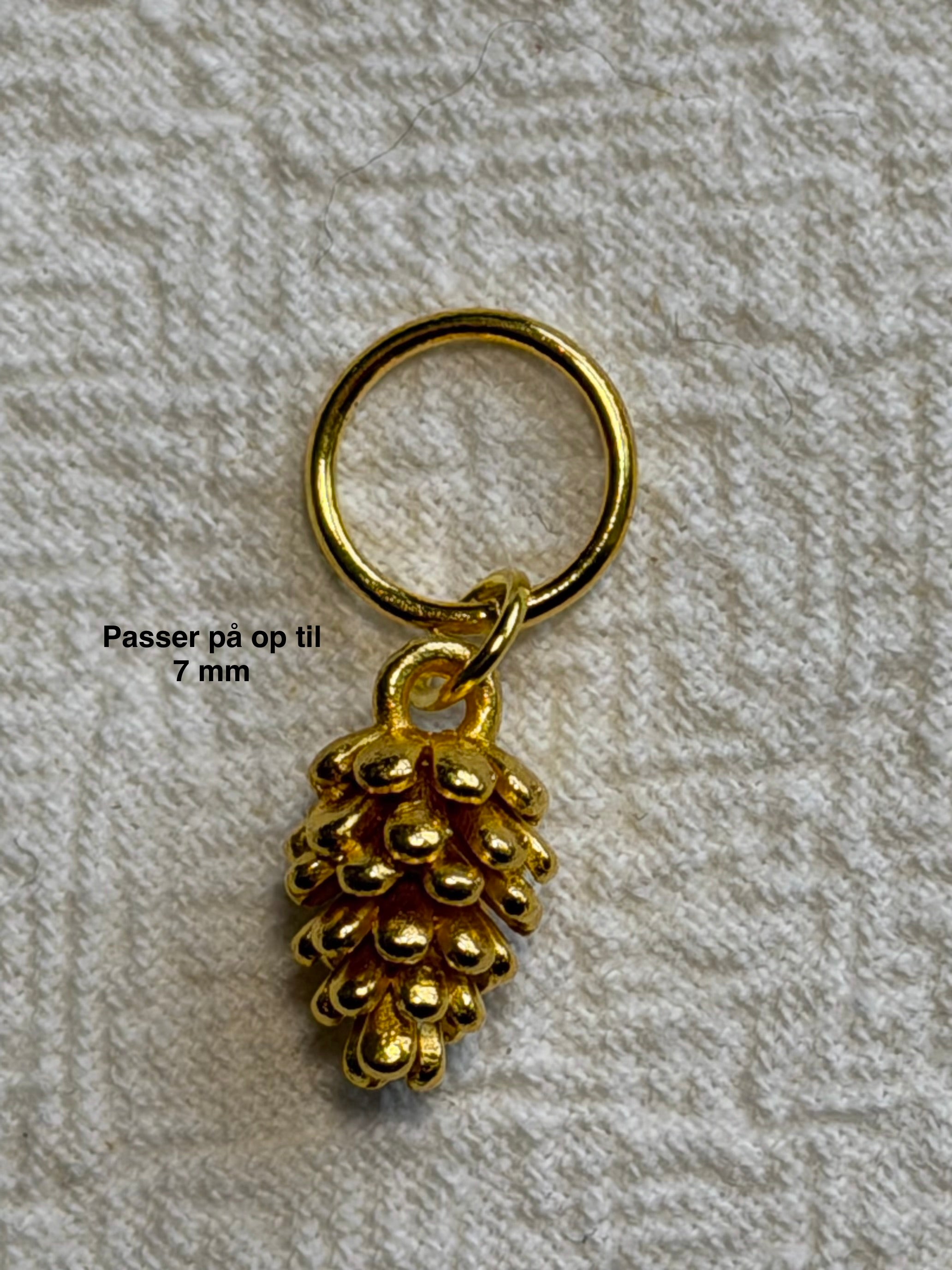 Maskemarkør enkelt Kogle forgyldt.  Vælg Op til 7mm, 10mm, eller åbenlukkelig