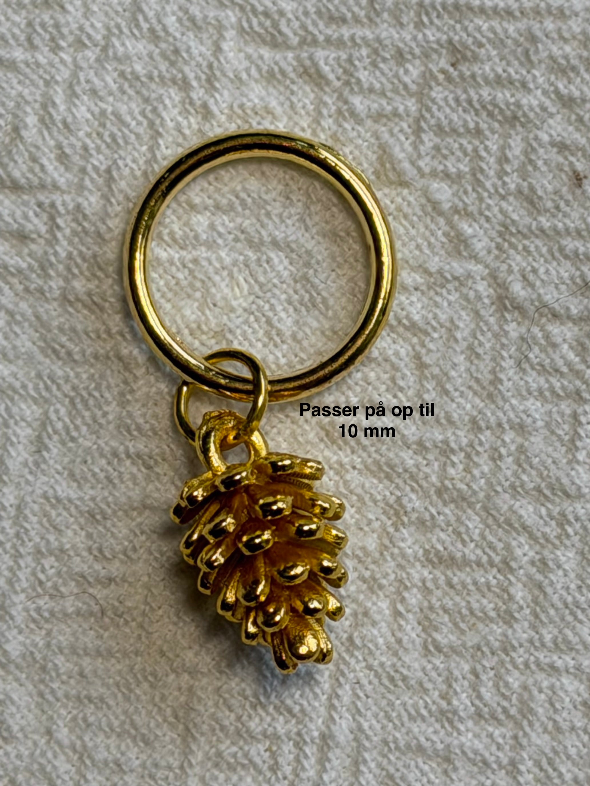 Maskemarkør enkelt Kogle forgyldt.  Vælg Op til 7mm, 10mm, eller åbenlukkelig