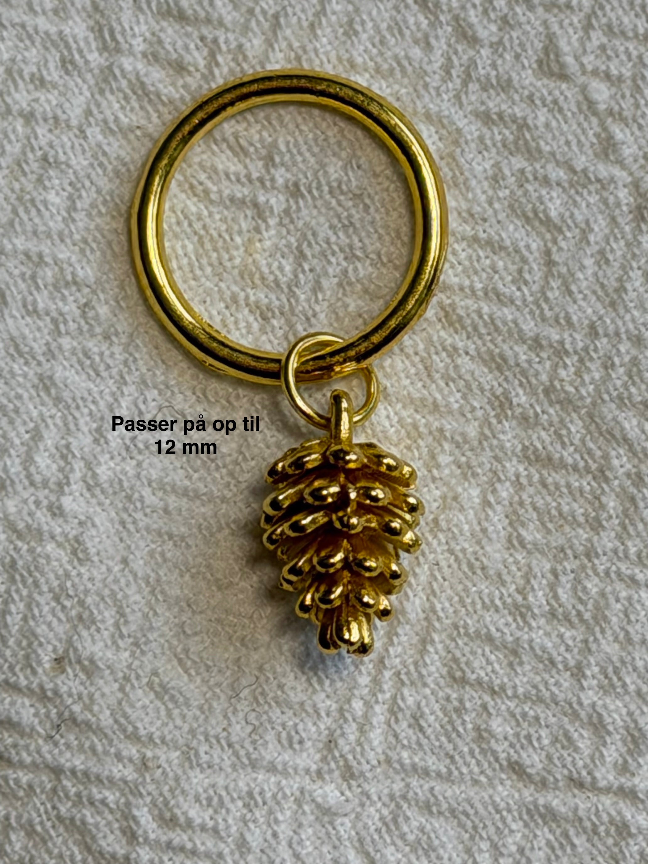 Maskemarkør enkelt Kogle forgyldt.  Vælg Op til 7mm, 10mm, eller åbenlukkelig