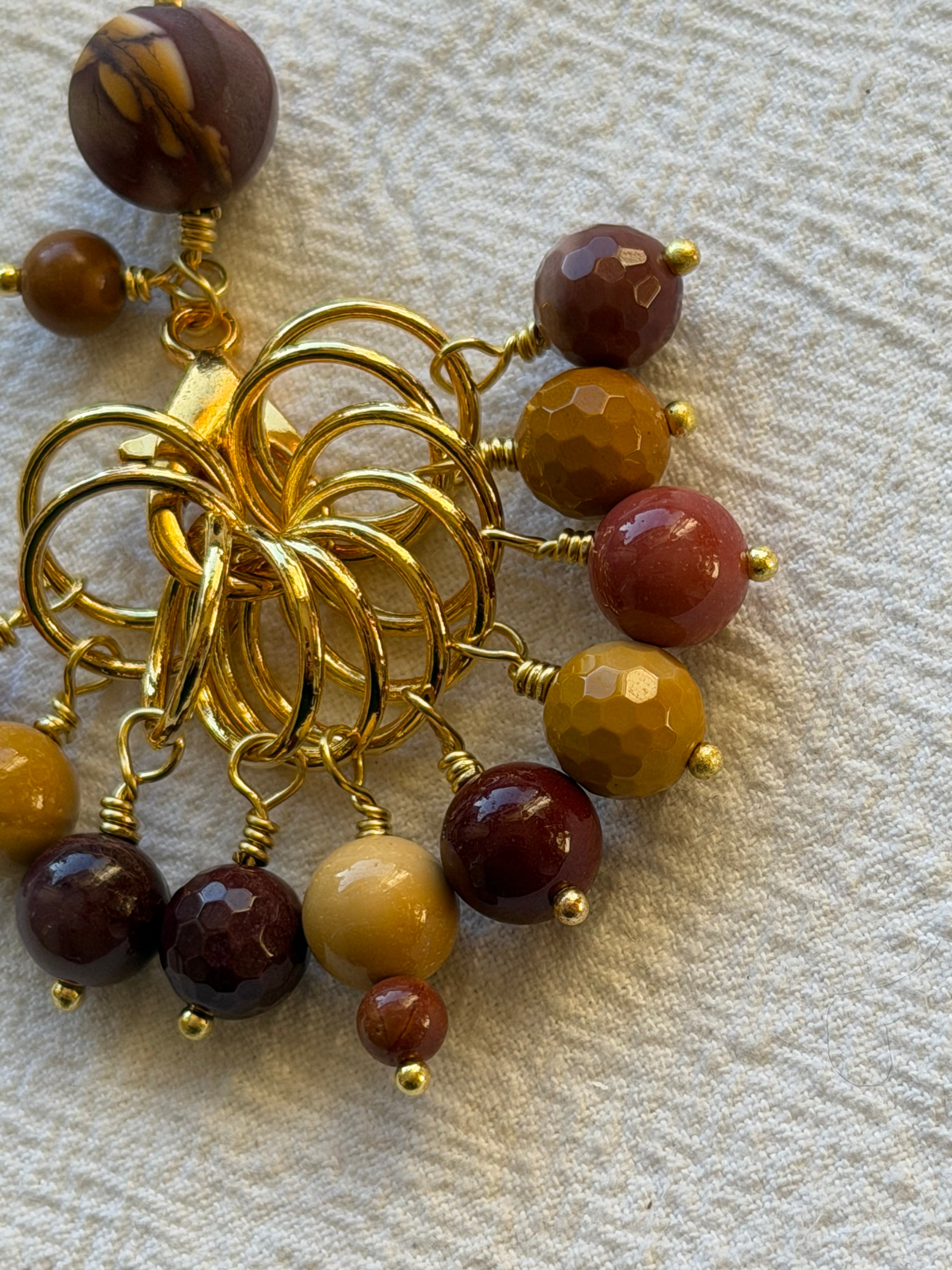 Maskemarkør sæt Mookite forgyldt. Op til 10 mm