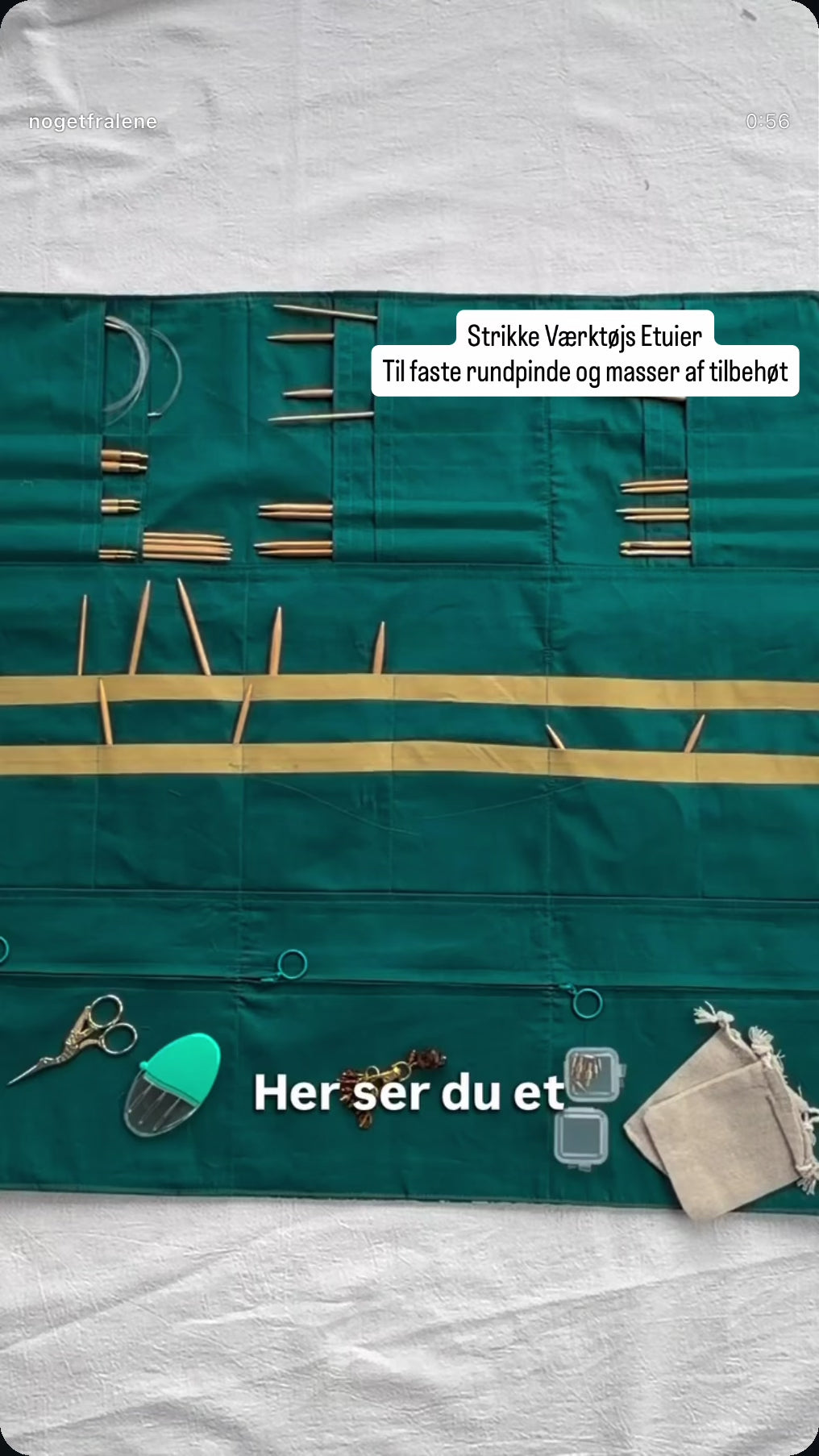 VIDEO INDRETNING FASTE RUNDPINDE - SE DEN HER